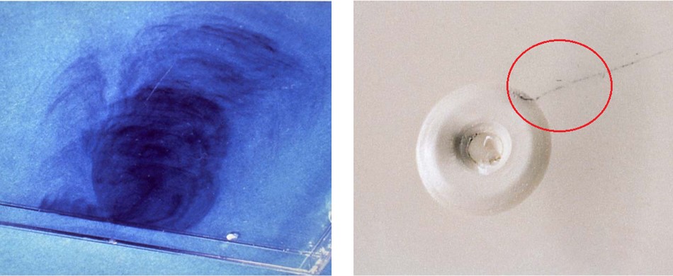 注塑产品缺陷-深色条纹